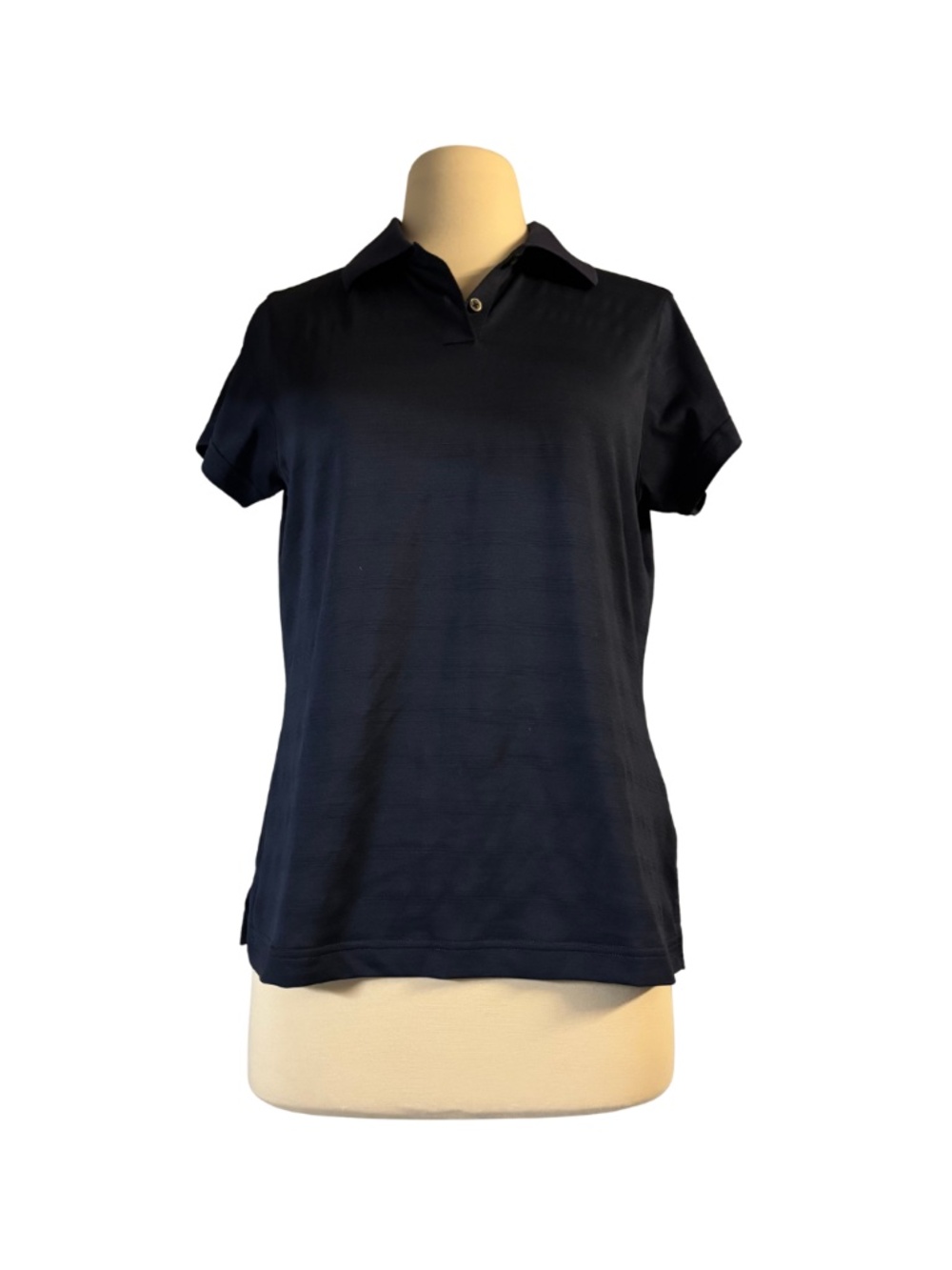 Navy Adidas Collared Shirt